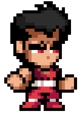 THE RED sample fighter